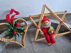Twee vintage kersthangers, Diversen, Kerst, *, Gebruikt, *, Ophalen of Verzenden