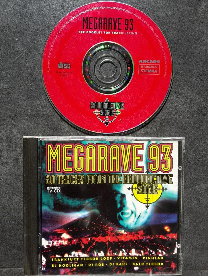 CD - Megarave 93 - Oldchool Hardcore Thunderdome 1993, Cd's en Dvd's, Cd's | Dance en House, Zo goed als nieuw, Overige genres