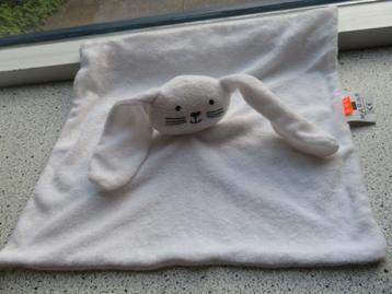 Knuffeldoek konijn van Hema wit badstof beschikbaar voor biedingen