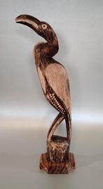Vintage houtsnijwerk vogel. Beeld. Afrika. 39.5 cm, Antiek en Kunst, Kunst | Niet-Westerse kunst, Ophalen of Verzenden