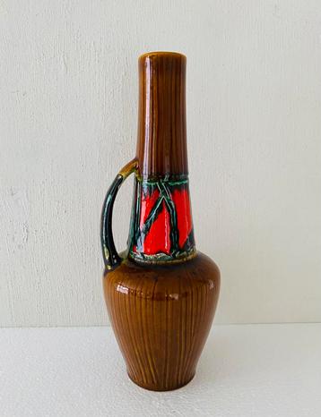 Scheurich keramiek vaas met oor , jaren 60 beschikbaar voor biedingen