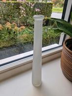 Witte glazen vaas, Ophalen, Wit, Minder dan 50 cm, Glas