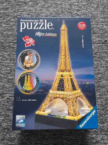 3d Puzzel eifeltoren  beschikbaar voor biedingen