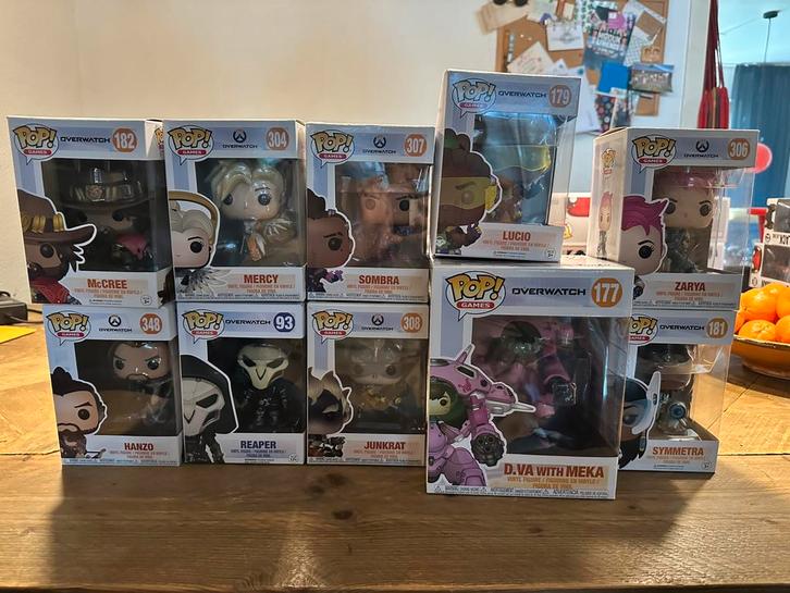 Overwatch Funko pop’s, Verzamelen, Poppetjes en Figuurtjes, Zo goed als nieuw, Ophalen of Verzenden