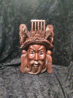 Chinees houtsnijwerk (masker ), Antiek en Kunst, Kunst | Beelden en Houtsnijwerken, Ophalen