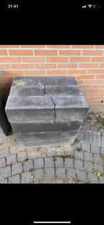 Antracietkleurige tuinstenen., Tuin en Terras, Ophalen, Beton