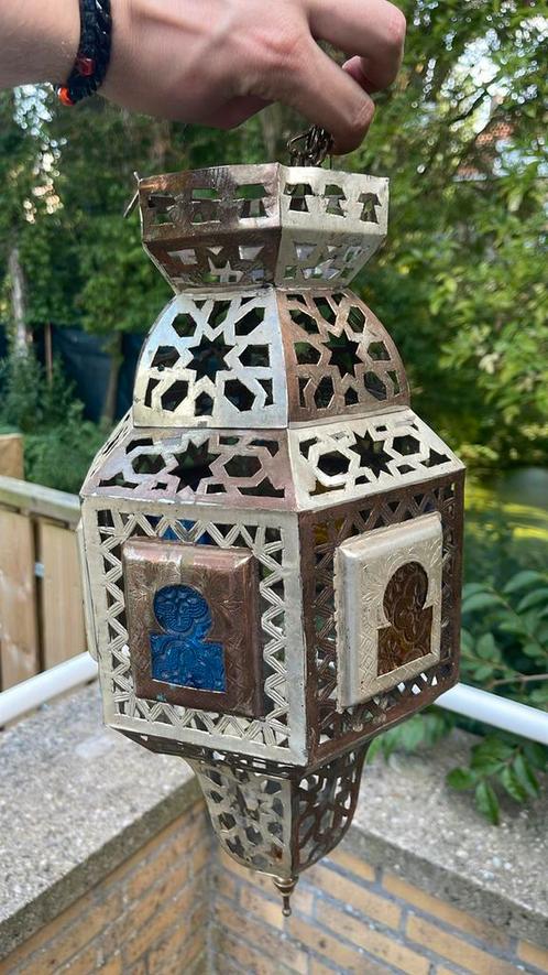 Oosterse Marokkaanse hanglamp – Uniek sfeerlicht, Antiek en Kunst, Antiek | Lampen, Ophalen of Verzenden