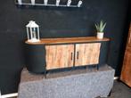 Mango tv-meubel , met ronde uiteinden. Stalen frame., Ophalen, 100 tot 150 cm, Nieuw, Minder dan 100 cm