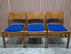 40 x Vintage Deense houten design stoelen cafe horeca bistro, Ophalen of Verzenden