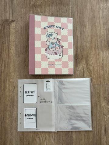 kpop cat a5 binder + 4 / 2 pocket pages NEW beschikbaar voor biedingen