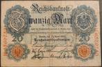 Bankbiljet Duitsland 20 Mark 1910, Verzenden, Duitsland, Los biljet