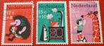NL - 3x Kinderpostzegels 1967 - Egel / Giraf, Postzegels en Munten, Postzegels | Nederland, Verzenden, Na 1940, Gestempeld