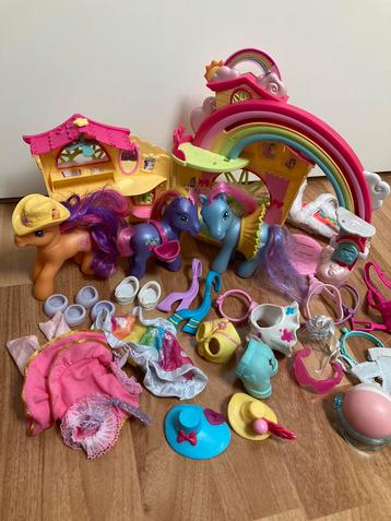 Mooi my little pony huis, paardjes en accessories 