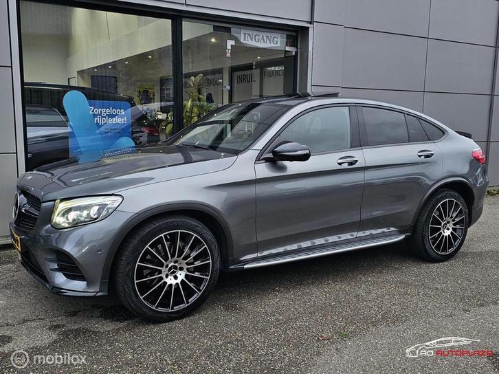 Mercedes GLC-klasse Coupé 250 4MATIC AMG Line Panorama/Burm, Auto's, Mercedes-Benz, Bedrijf, Te koop, GLC Coupé, 360° camera, 4x4