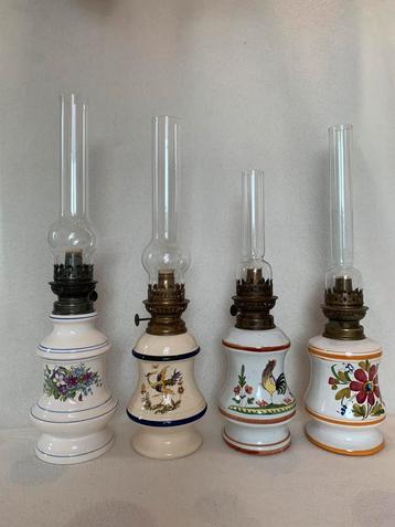 4 olielampen beschikbaar voor biedingen