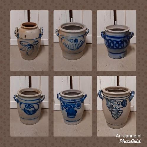 Keulse potten, kruiken, vazen, blauw, decoratie, Antiek en Kunst, Antiek | Keramiek en Aardewerk, Ophalen of Verzenden