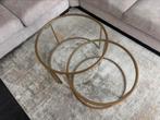 Salontafels, Huis en Inrichting, Tafels | Salontafels, Ophalen, Gebruikt, Rond, 50 tot 100 cm