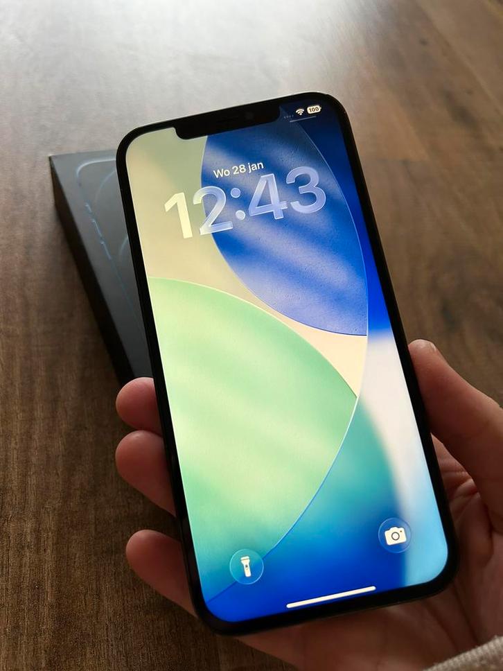 iPhone 12 Pro Max (512GB Blauw), Telecommunicatie, Mobiele telefoons | Apple iPhone, Gebruikt, 512 GB, Zonder abonnement, Zonder simlock