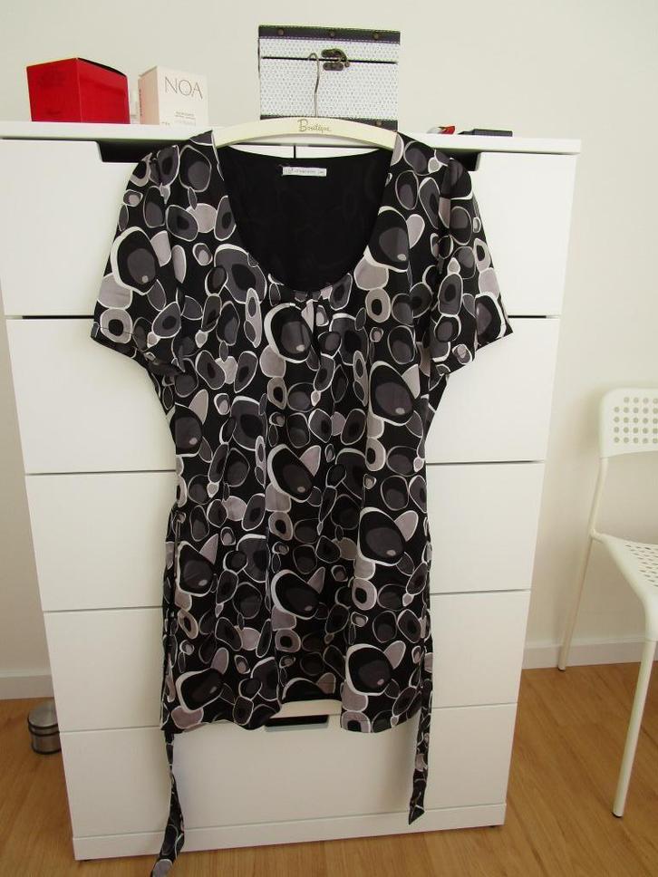 Urban By Gemo - NIEUW tuniek jurkje maat 46, Kleding | Dames, Jurken, Nieuw, Maat 46/48 (XL) of groter, Zwart, Boven de knie, Ophalen of Verzenden