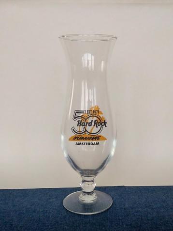 Glas Hurricane Hard Rock Cafe Amsterdam 50 Jaar beschikbaar voor biedingen