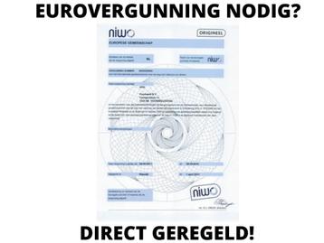 Verhuisbedrijf Gestart? Regel vandaag nog uw EUROVERGUNNING beschikbaar voor biedingen
