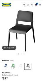 ikea eetkamer stapel stoelen met kusentjes, Ophalen, Zo goed als nieuw, Zwart, Eén