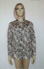 Regenjas tussenjas Maison Scotch So Cabana bladmotief maat S, Zo goed als nieuw, Roze, Maat 36 (S), Maison Scotch