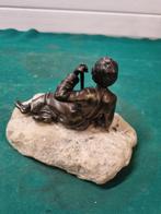 beeld brons C.Russian school 19, Verzamelen, Ophalen of Verzenden