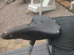 Brooks B66 zadel met verende zadelpen, Fietsen en Brommers, Fietsonderdelen, Ophalen of Verzenden, Zo goed als nieuw, Algemeen