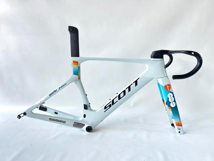 Scott Foil RC HMX Disc frameset - Maat XS - Team PostNL DSM, Fietsen en Brommers, Fietsonderdelen, Gebruikt, Racefiets, Frame