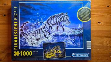 Puzzel tijger glow in the dark beschikbaar voor biedingen