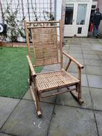 Rotan bohemian schommelstoel, leuk voor in de tuin!, Tuin en Terras, Zo goed als nieuw, Rotan, Ophalen