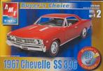 Bouwdoos 1967 Chevy Chevelle SS396 AMT, Overige merken, Auto, Groter dan 1:32, Nieuw