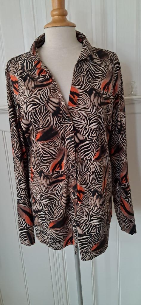 Travelstof Blouse van Y-Conic maat 42, Kleding | Dames, Blouses en Tunieken, Zo goed als nieuw, Maat 42/44 (L), Overige kleuren