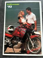 Kawasaki 1993 motorfietsen motor folder met prijslijst, Ophalen of Verzenden, Overige merken