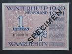 1 Gulden 1940-1941 Winterhulp Nederland [Serie E] WW2, Verzenden, 1 gulden, Los biljet