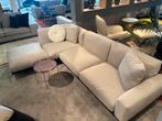 Flexform Softdream hoekbank stof cat. Extra cotton / viscose, 125 cm of meer, Nieuw, Ophalen of Verzenden, Stof