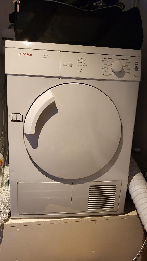 Wasdroger Bosch Maxx 7 Sensitive WTV74160NL, Witgoed en Apparatuur, Wasdrogers, Gebruikt, Luchtafvoer, Voorlader, 6 tot 8 kg, 85 tot 90 cm