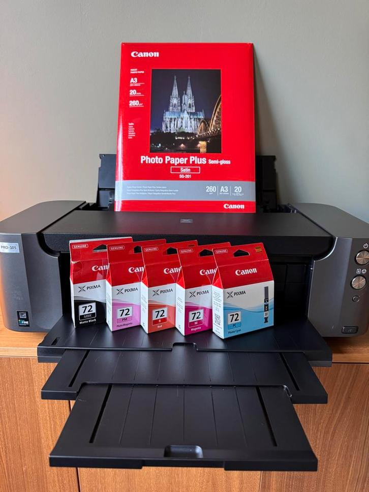 Canon Pixma Pro-10S Professionele Fotoprinter, Computers en Software, Printers, Zo goed als nieuw, Fotoprinter, Inkjetprinter