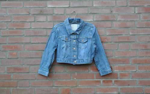 spijkerjas xs/s, spijkerjack 34/36, Kleding | Dames, Jassen | Zomer, Zo goed als nieuw, Maat 34 (XS) of kleiner, Blauw, Ophalen of Verzenden