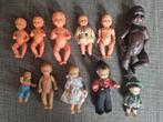 11 kleine oude vintage popjes, Ophalen of Verzenden, Gebruikt, Pop