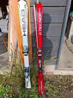 Techno ski's 130 cm + 2 paar Ski schoenen, Gebruikt, 100 tot 140 cm, Carve, Skiën