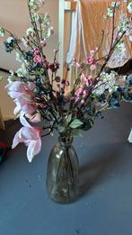 Grote vaas met zijdebloemen, Ophalen, Zo goed als nieuw