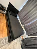 2x Zwart Eenpersoonsbed, 90 cm, Eenpersoons, Zwart, Ophalen of Verzenden