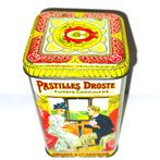 Droste Pastilles Fijnste CACAO Chocolade Vintage Retro blik, Ophalen of Verzenden, Gebruikt, Overige, Droste