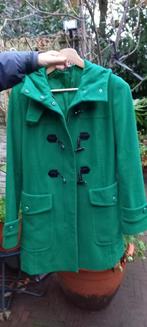 Benetton, warme winterjas, dames, groen 40, Kleding | Dames, Groen, Benetton, Maat 38/40 (M), Zo goed als nieuw