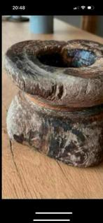 Kaarsenhouder/waxinehouder hout, Ophalen of Verzenden, Hout