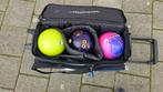 2 Bowlingtassen - 3 ballen per tas - Zo goed als nieuw, Sport en Fitness, Bowlen, Ophalen of Verzenden