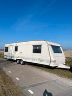 Adria 740 tandemasser caravan inclusief voortent, Rondzit, 7 tot 8 meter, Bedrijf, Adria