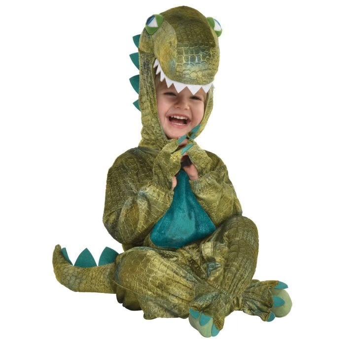 Dinosaurus Kostuum - Carnaval!, Kinderen en Baby's, Carnavalskleding en Verkleedspullen, Zo goed als nieuw, Jongen of Meisje, 104 of kleiner